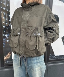 G-STAR | Field Jacket/ミリタリーディテールマルチポケットオーバーサイズジップアップブルゾン(ブルゾン)
