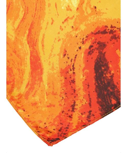 Lugnoncure（ルノンキュール）の「ニュアンス柄スカーフ（ネックレス・レディース・オレンジ・F）」の3枚目の写真