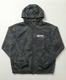 総柄フードブルゾン