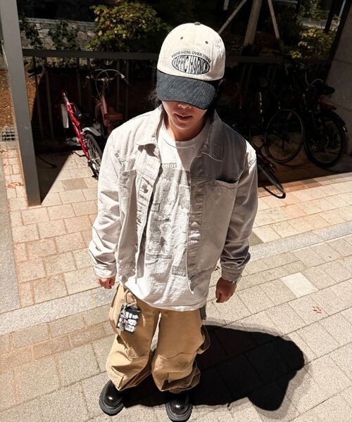9999ARCHIVE(9999アーカイブ)の「Oblique Pocket Wide Cargo Pants(その他パンツ・レディース・ベージュ・FREE/3/2)」の5枚目の写真