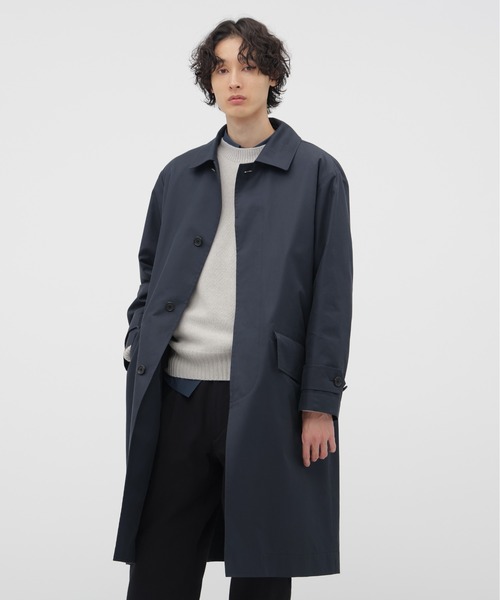 COTTON NYLON GABARDINE COAT（ステンカラーコート）｜MARGARET HOWELL