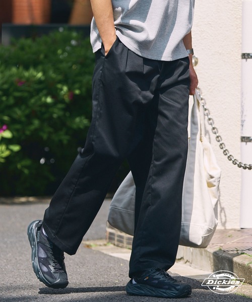 Ryuzen様　２点ディッキーズ　ブラック＆チャコール セットアップ対応> Dickies/ディッキーズ 別注 TCツイル ツータック