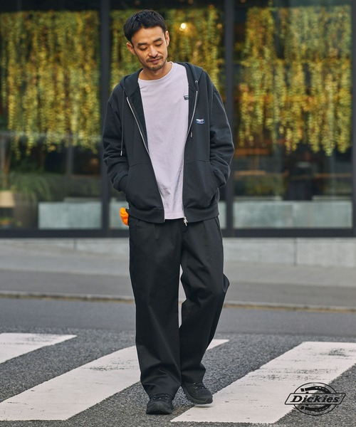 専用品 Dickies/ディッキーズ TCツイル ツータック イージーワイドストレート