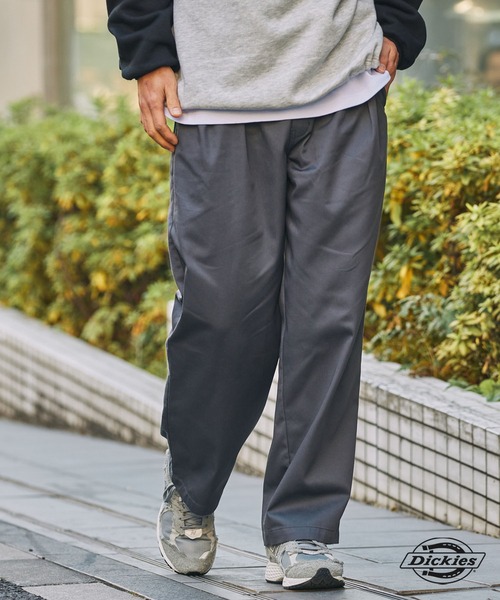Dickies/ディッキーズ TCツイル ツータック イージーワイドストレート