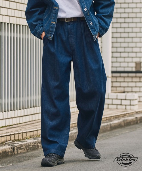 Dickies(ディッキーズ)の「<セットアップ対応> Dickies/ディッキーズ 別注 TCツイル ツータック イージーワイドストレートパンツ【THE CRAFT CREW PRODUCTS】(チノパンツ・メンズ・ダークブラウン/オリーブ/ブラック/インディゴブルー/チャコール/ベージュ・L/S/M)」の15枚目の写真