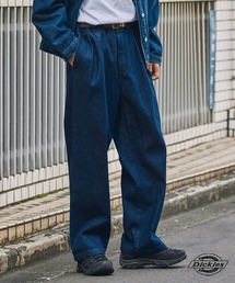イージーパンツ」に該当するブルー・ネイビー/青色系のファッション