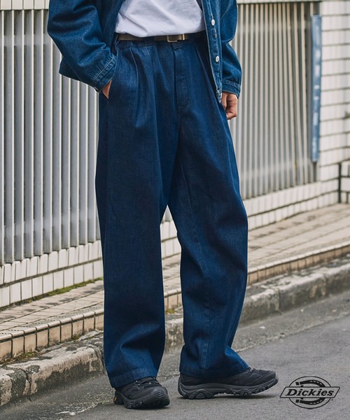 Dickies(ディッキーズ)の「<セットアップ対応> Dickies/ディッキーズ 別注 TCツイル ツータック イージーワイドストレートパンツ【THE CRAFT CREW PRODUCTS】(チノパンツ・メンズ・ダークブラウン/オリーブ/ブラック/インディゴブルー/チャコール/ベージュ・L/S/M)」の19枚目の写真