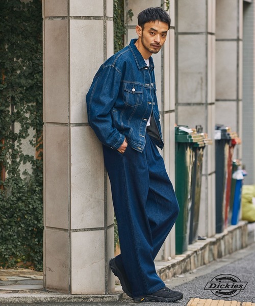 Dickies(ディッキーズ)の「<セットアップ対応> Dickies/ディッキーズ 別注 TCツイル ツータック イージーワイドストレートパンツ【THE CRAFT CREW PRODUCTS】(チノパンツ・メンズ・ダークブラウン/オリーブ/ブラック/インディゴブルー/チャコール/ベージュ・L/S/M)」の20枚目の写真