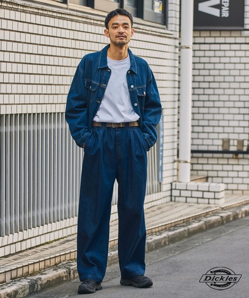Dickies(ディッキーズ)の「<セットアップ対応> Dickies/ディッキーズ 別注 TCツイル ツータック イージーワイドストレートパンツ【THE CRAFT CREW PRODUCTS】(チノパンツ・メンズ・ダークブラウン/オリーブ/ブラック/インディゴブルー/チャコール/ベージュ・L/S/M)」の21枚目の写真