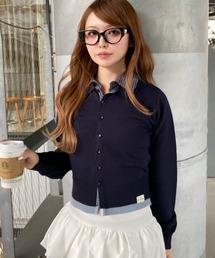 RAY CASSIN | シャツレイヤードカーディガン(カーディガン/ボレロ)