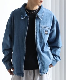 【THRASHER/スラッシャー】ヴィンテージライク ジップアップ デニムジャケット