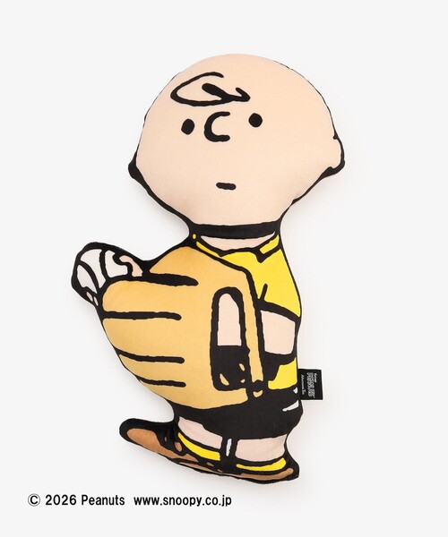 Afternoon Tea(アフタヌーンティー)の「ダイカットクッション/PEANUTS(クッション/クッションカバー・レディース・イエロー・ONE SIZE)」の1枚目の写真