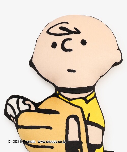 Afternoon Tea(アフタヌーンティー)の「ダイカットクッション/PEANUTS(クッション/クッションカバー・レディース・イエロー・ONE SIZE)」の4枚目の写真
