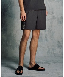bandana print panel shorts