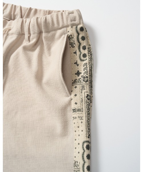 wjk（ダヴルジェイケイ）の「bandana print panel shorts（その他パンツ・メンズ・チャコールグレー/ネイビー/ベージュ・SMALL/MEDIUM/LARGE/X-LARGE）」の10枚目の写真