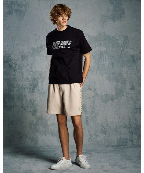 wjk（ダヴルジェイケイ）の「bandana print panel shorts（その他パンツ・メンズ・チャコールグレー/ネイビー/ベージュ・SMALL/MEDIUM/LARGE/X-LARGE）」の15枚目の写真
