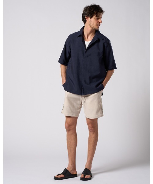 wjk（ダヴルジェイケイ）の「bandana print panel shorts（その他パンツ・メンズ・チャコールグレー/ネイビー/ベージュ・SMALL/MEDIUM/LARGE/X-LARGE）」の16枚目の写真