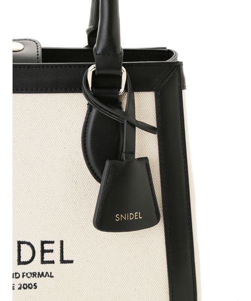 SNIDEL（スナイデル）の「バリエロゴバッグ（ハンドバッグ・レディース・その他/アイボリー/ネイビー・F）」の19枚目の写真