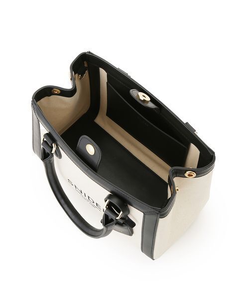 SNIDEL（スナイデル）の「バリエロゴバッグ（ハンドバッグ・レディース・その他/アイボリー/ネイビー・F）」の22枚目の写真