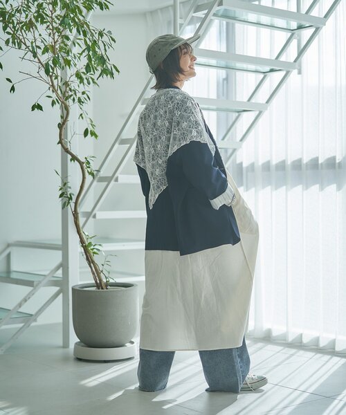 Remind me and forever(リマインドミーアンドフォーエバー)の「【India series】【nane】刺繍前開きワンピース(ワンピース・レディース・ブラック/アイボリー・FREE)」の7枚目の写真