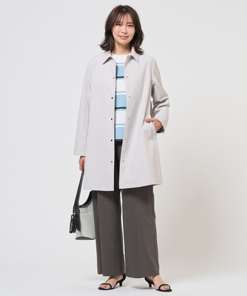 J.PRESS（ジェイプレス）の「【WEB限定・人気素材・セットアップ対応】セルロースリネンストレッチ ワイドストレート パンツ（その他パンツ・レディース・ライトグレー系/ベージュ系/ローズ系/グレー系/ネイビー系・7/9/11/13）」の15枚目の写真