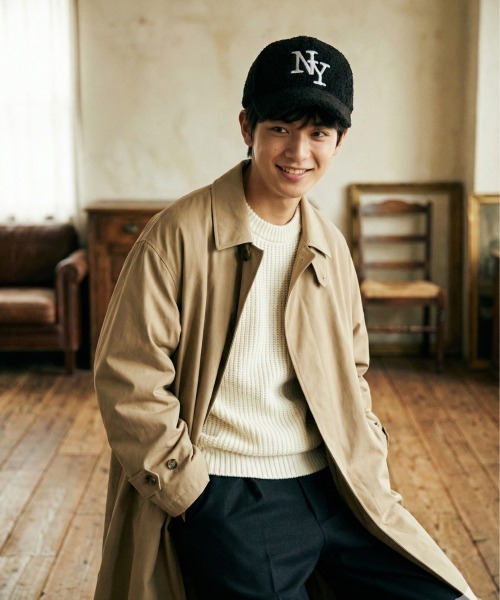 VIBGYOR（ヴィブジョー）の「【IZU】 NYロゴボアフリースキャップ（キャップ・レディース・アイボリー/ブラック・FREE）」の12枚目の写真