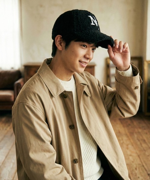 VIBGYOR（ヴィブジョー）の「【IZU】 NYロゴボアフリースキャップ（キャップ・レディース・アイボリー/ブラック・FREE）」の14枚目の写真