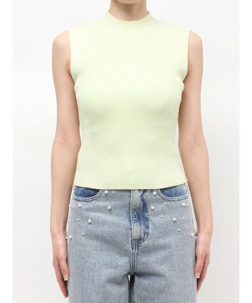 MERCURYDUO（マーキュリーデュオ）の「ノースリーブニット（ニット/セーター・レディース・ライム/ネイビー/オフホワイト/ブラック・FREE）」の16枚目の写真