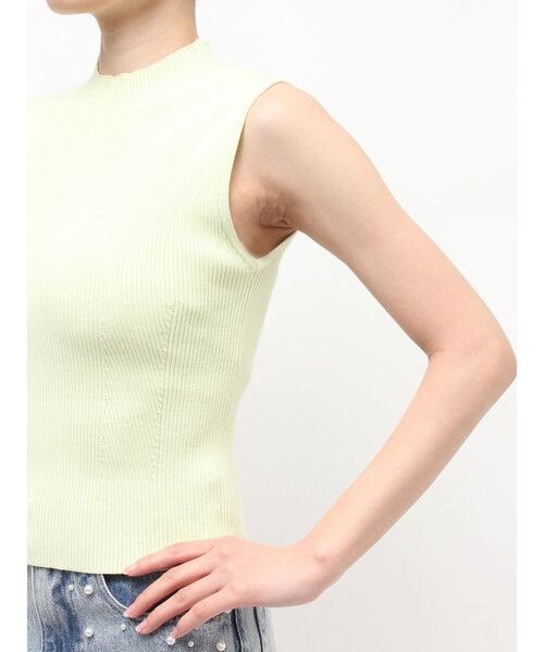MERCURYDUO（マーキュリーデュオ）の「ノースリーブニット（ニット/セーター・レディース・ライム/ネイビー/オフホワイト/ブラック・FREE）」の20枚目の写真