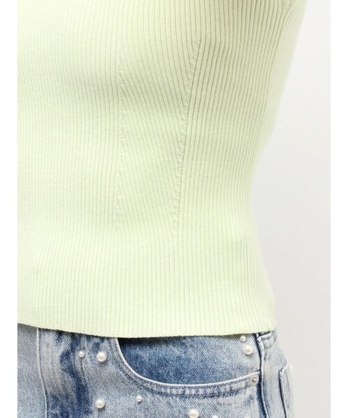 MERCURYDUO（マーキュリーデュオ）の「ノースリーブニット（ニット/セーター・レディース・ライム/ネイビー/オフホワイト/ブラック・FREE）」の21枚目の写真