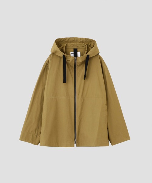 MHL.（エムエイチエル）の「WASHED SLUB COTTON TWILL（ブルゾン・レディース・ブラック/カーキ・1/2）」の8枚目の写真