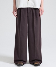 2tuck wide baggy slacks / 2タックワイドバギーフレアスラックス