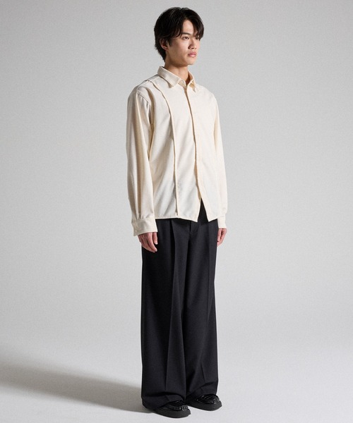Parts Lab.(パーツラボ)の「【Parts Lab.】Basic Buggy Slacks / ベーシックバギースラックス(スラックス・メンズ・ブラック/グレー・L/M/S)」の3枚目の写真
