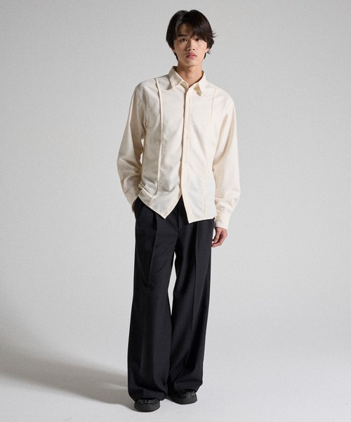 Parts Lab.(パーツラボ)の「【Parts Lab.】Basic Buggy Slacks / ベーシックバギースラックス(スラックス・メンズ・ブラック/グレー・L/M/S)」の7枚目の写真
