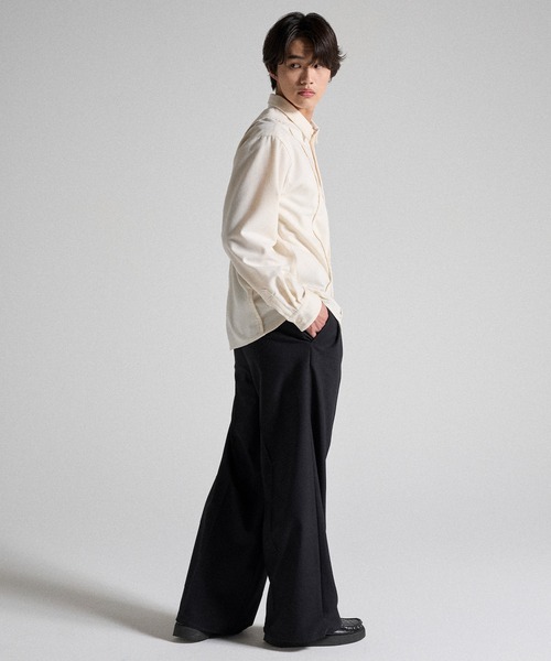 Parts Lab.(パーツラボ)の「【Parts Lab.】Basic Buggy Slacks / ベーシックバギースラックス(スラックス・メンズ・ブラック/グレー・L/M/S)」の9枚目の写真