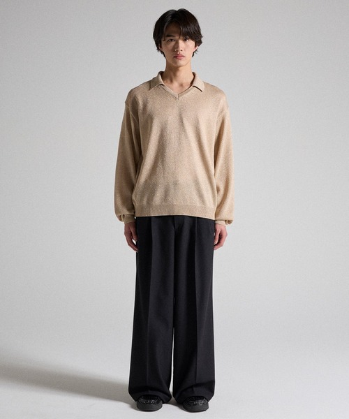 Parts Lab.(パーツラボ)の「【Parts Lab.】Basic Buggy Slacks / ベーシックバギースラックス(スラックス・メンズ・ブラック/グレー・L/M/S)」の10枚目の写真