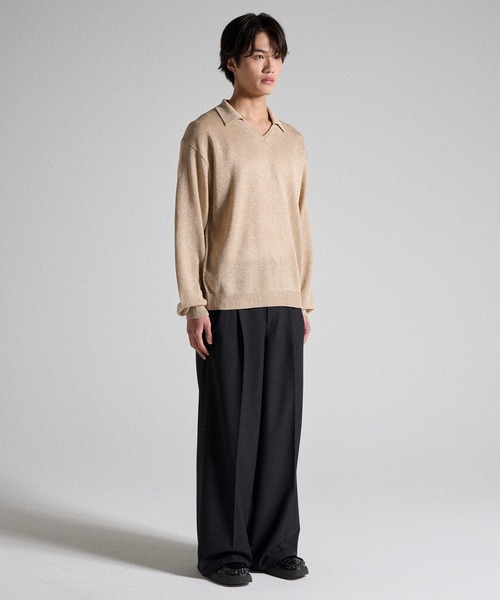 Parts Lab.(パーツラボ)の「【Parts Lab.】Basic Buggy Slacks / ベーシックバギースラックス(スラックス・メンズ・ブラック/グレー・L/M/S)」の11枚目の写真