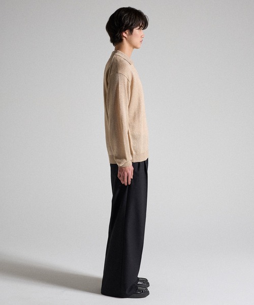 Parts Lab.(パーツラボ)の「【Parts Lab.】Basic Buggy Slacks / ベーシックバギースラックス(スラックス・メンズ・ブラック/グレー・L/M/S)」の12枚目の写真