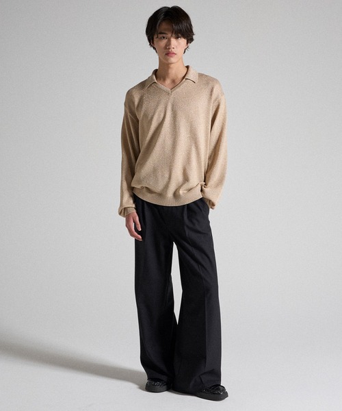 Parts Lab.(パーツラボ)の「【Parts Lab.】Basic Buggy Slacks / ベーシックバギースラックス(スラックス・メンズ・ブラック/グレー・L/M/S)」の15枚目の写真