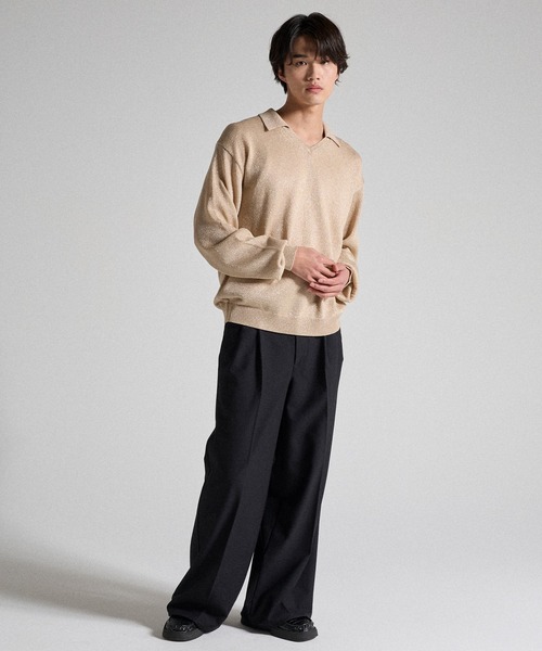 Parts Lab.(パーツラボ)の「【Parts Lab.】Basic Buggy Slacks / ベーシックバギースラックス(スラックス・メンズ・ブラック/グレー・L/M/S)」の19枚目の写真