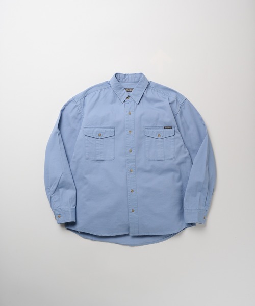 Eddie Bauer(エディーバウアー)の「ライト ツイル 長袖ワークシャツ(シャツ/ブラウス・メンズ・ブルー/ダークネイビー/ダークベージュ・XXL/XL/L/M/S)」の14枚目の写真