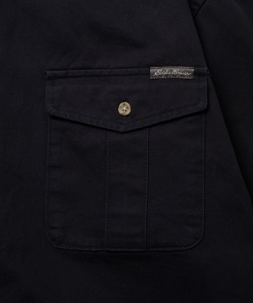 Eddie Bauer(エディーバウアー)の「ライト ツイル 長袖ワークシャツ(シャツ/ブラウス・メンズ・ブルー/ダークネイビー/ダークベージュ・XXL/XL/L/M/S)」の19枚目の写真
