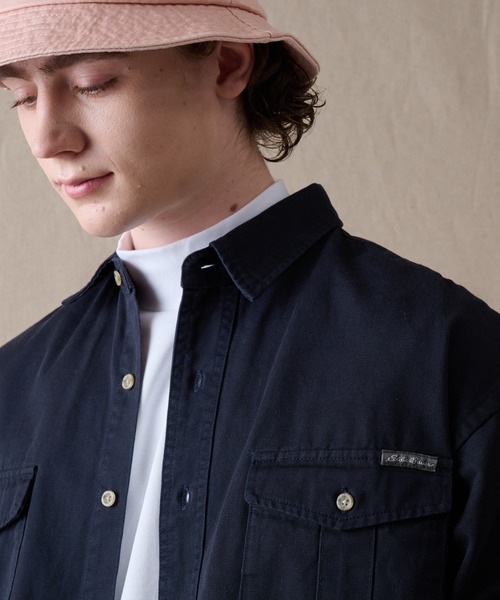 Eddie Bauer(エディーバウアー)の「ライト ツイル 長袖ワークシャツ(シャツ/ブラウス・メンズ・ブルー/ダークネイビー/ダークベージュ・XXL/XL/L/M/S)」の7枚目の写真