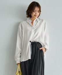 STYLE DELI | 重ねやすいシボ生地しなやかシャツ(シャツ/ブラウス)