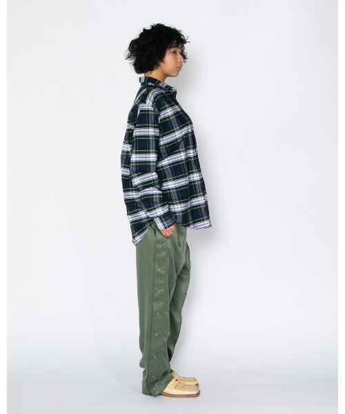 APPLEBUM（アップルバム）の「OX Check Shirt（シャツ/ブラウス・メンズ・グリーン/ネイビー・MEDIUM/LARGE/X-LARGE）」の7枚目の写真
