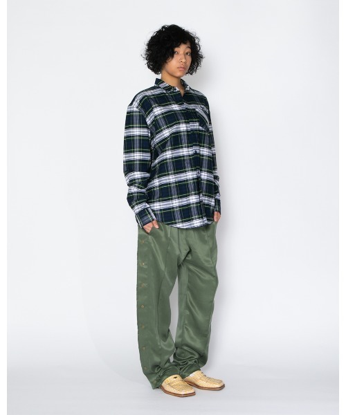 APPLEBUM（アップルバム）の「OX Check Shirt（シャツ/ブラウス・メンズ・グリーン/ネイビー・MEDIUM/LARGE/X-LARGE）」の8枚目の写真