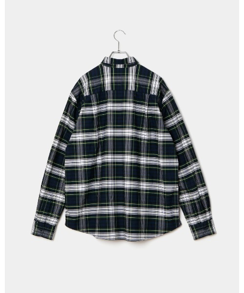 APPLEBUM（アップルバム）の「OX Check Shirt（シャツ/ブラウス・メンズ・グリーン/ネイビー・MEDIUM/LARGE/X-LARGE）」の9枚目の写真