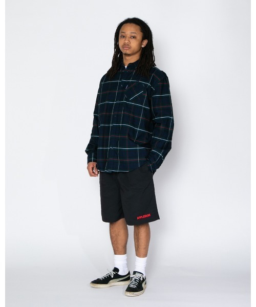 APPLEBUM（アップルバム）の「OX Check Shirt（シャツ/ブラウス・メンズ・グリーン/ネイビー・MEDIUM/LARGE/X-LARGE）」の15枚目の写真