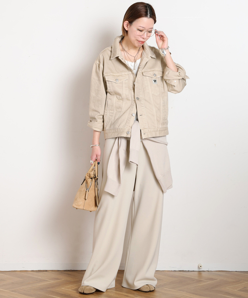 EVERYDAY I LIKE.（エヴリディアイライク）の「*ベーシックニット（ニット/セーター・レディース・ベージュ/ネイビー/グレー/サックスブルー・FREE）」の20枚目の写真