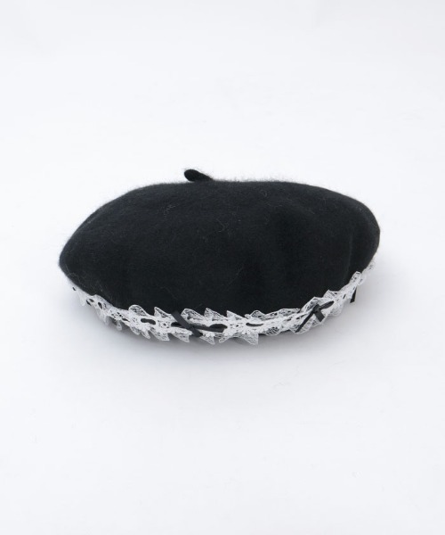 axes femme（アクシーズファム）の「はしごレースリボンベレー（ハット・レディース・ブラック/ベージュ・FREE）」の16枚目の写真